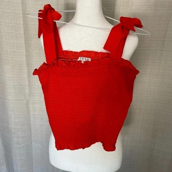 Women's Cropped TCEC Tank Top Blouse - Sz. L - Picture 3 of 3